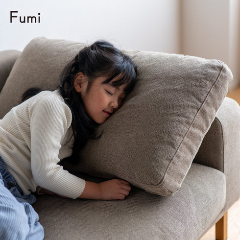 Fumi(フミ)飽きないソファ(標準生地・ペット対応生地)耐久性があり、座り心地、使いやすさにこだわったソファ。クッション付 カバーリングソファ 手洗い可<開梱設置無料>