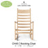 【名作と暮らす、そのはじまりに。】CH45 Rocking Chair ロッキングチェア オーク材ソープ仕上げ ナチュラルペーパーコード カール・ハンセン&サン ハンス J. ウェグナー 正規取扱店