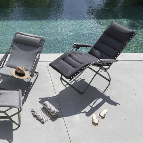 Lafuma(ラフマ) リクライニングチェア EVOLUTION BE COMFORT LFM2830 リクライニングチェア OUTDOOR 折りたたみ 無重力チェア リゾート フランス サウナ