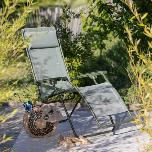 Lafuma(ラフマ) リクライニングチェア EVOLUTION BE COMFORT LFM5169 リクライニングチェア OUTDOOR 折りたたみ 無重力チェア リゾート フランス サウナ