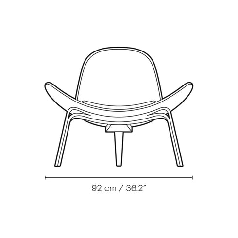 【名作と暮らす、そのはじまりに。】CH07 Shell Chair シェルチェア オーク材オイル仕上げ ブラックレザー Carl Hansen&Son カール・ハンセン&サン ハンス J. ウェグナー 正規取扱店