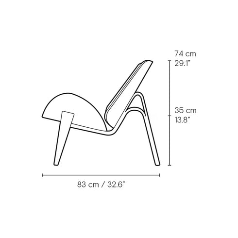 【名作と暮らす、そのはじまりに。】CH07 Shell Chair シェルチェア オーク材オイル仕上げ ブラックレザー Carl Hansen&Son カール・ハンセン&サン ハンス J. ウェグナー 正規取扱店