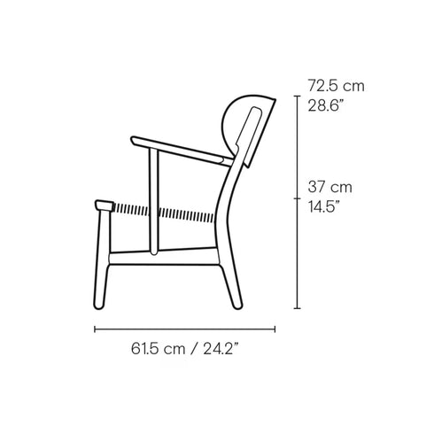 【名作と暮らす、そのはじまりに。】CH22 カールハンセン&サン オーク オイル仕上げ ナチュラルペーパーコード ラウンジチェア Carl Hansen & Son ハンス J. ウェグナー