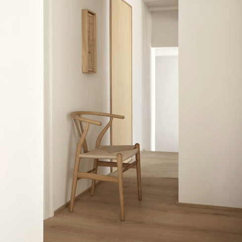 【名作と暮らす、そのはじまりに。】Yチェア CH24 オーク材 オイル仕上げ(シート高43cm)ナチュラルペーパーコード CARL HANSEN&SON