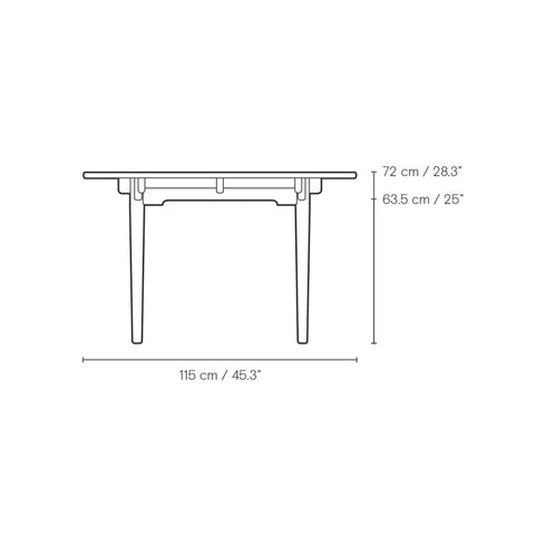 【名作と暮らす、そのはじまりに。】CH337 ダイニングテーブル オーク材 オイル仕上げ カール・ハンセン&サン CARL HANSEN & SON ハンス J. ウェグナー 正規取扱店 正規品
