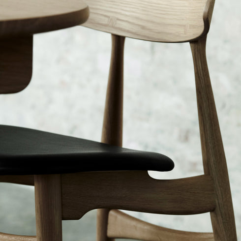 カールハンセン&サン CH33P オーク オイル仕上げ ブラックレザー Thor 301 ダイニングチェア Carl Hansen & Son ハンス J. ウェグナー