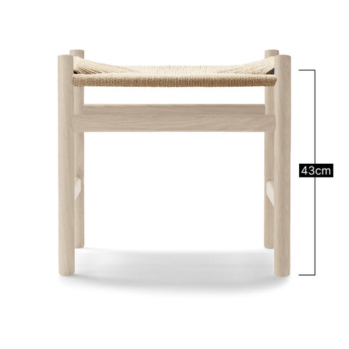 CH53 Footstool ビーチ材 ソープ仕上げ ナチュラルペーパーコード 座面高43cm CarlHansen&Son カールハンセン&サン ハンスJ.ウェグナー 正規取扱店 正規品