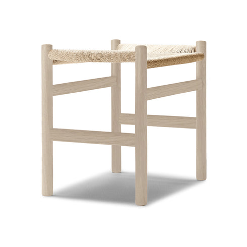 CH53 Footstool ビーチ材 ソープ仕上げ ナチュラルペーパーコード 座面高43cm CarlHansen&Son カールハンセン&サン ハンスJ.ウェグナー 正規取扱店 正規品