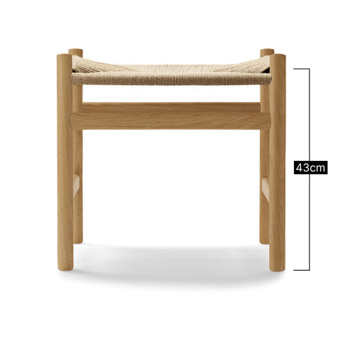 CH53 Footstool オーク材 オイル仕上げ ナチュラルペーパーコード 座面高43cm CarlHansen&Son カールハンセン&サン ハンスJ.ウェグナー 正規取扱店