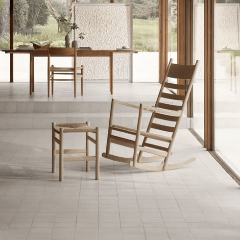 CH53 Footstool オーク材 ソープ仕上げ ナチュラルペーパーコード 座面高43cm CarlHansen&Son カールハンセン&サン ハンスJ.ウェグナー 正規取扱店