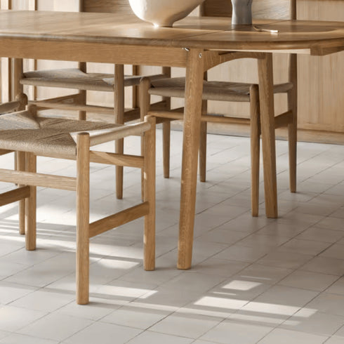 CH53 Footstool オーク材 ソープ仕上げ ナチュラルペーパーコード 座面高43cm CarlHansen&Son カールハンセン&サン ハンスJ.ウェグナー 正規取扱店
