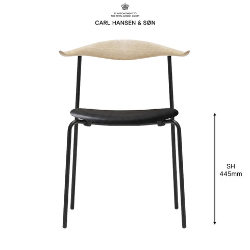 CH88P オーク ソープ仕上げ ブラックフレーム 本革 レザー LOKE 7150 黒 Carl Hansen & Son カールハンセン&サン ハンスJ・ウェグナー 正規取扱店 正規品