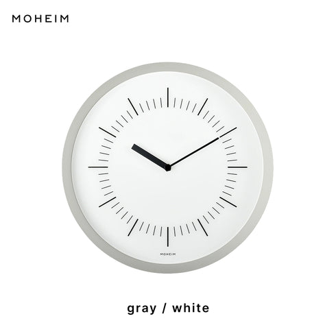 掛け時計 MOHEIM HORN モヘイム ホーン 北欧 壁掛け時計 おしゃれ 静音 モダン シンプル 日本製 燕三条 ヘラ絞り 28cm ウォールクロック デザイナーズ ギフト