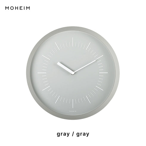 掛け時計 MOHEIM HORN モヘイム ホーン 北欧 壁掛け時計 おしゃれ 静音 モダン シンプル 日本製 燕三条 ヘラ絞り 28cm ウォールクロック デザイナーズ ギフト