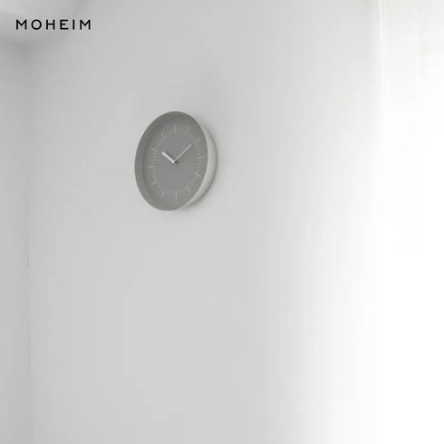 掛け時計 MOHEIM HORN モヘイム ホーン 北欧 壁掛け時計 おしゃれ 静音 モダン シンプル 日本製 燕三条 ヘラ絞り 28cm ウォールクロック デザイナーズ ギフト