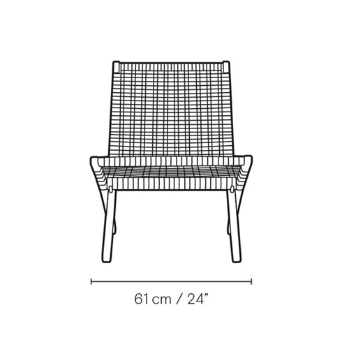 【特典付】キューバチェア MG501 オーク材 オイル仕上げ ナチュラルペーパーコード CARL HANSEN & SON カール ハンセン&サン 当店オリジナルアクアクリーンクッションサービス
