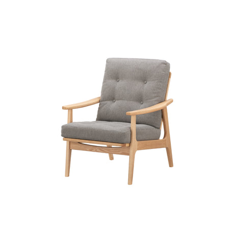 MARUNI60 フレームチェア ハイバックタイプ 1シーター 両肘 オーク材 ウレタン塗装