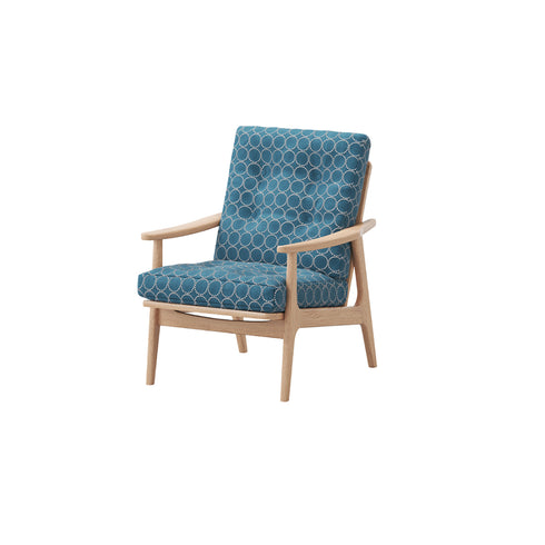 MARUNI60 フレームチェア ハイバックタイプ 1シーター 両肘 オーク材 ウレタン塗装