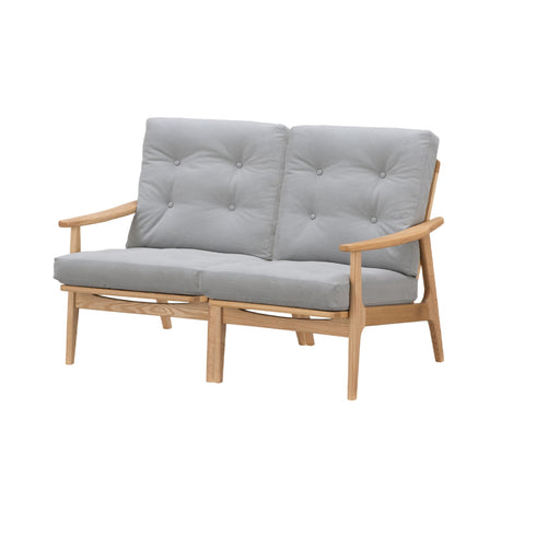 MARUNI60 フレームチェア ハイバックタイプ 2シーター 両肘 オーク材 ウレタン塗装