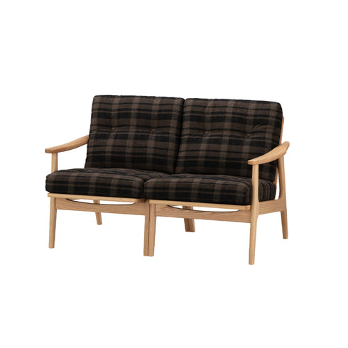 MARUNI60 フレームチェア オリジナルタイプ 2シーター 両肘 オーク材 ウレタン塗装