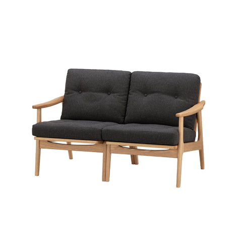 MARUNI60 フレームチェア オリジナルタイプ 2シーター 両肘 オーク材 ウレタン塗装