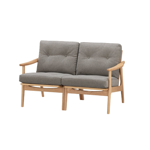 MARUNI60 フレームチェア オリジナルタイプ 2シーター 両肘 オーク材 ウレタン塗装