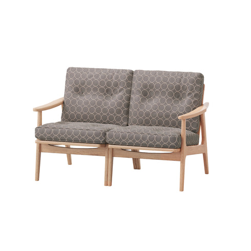 MARUNI60 フレームチェア オリジナルタイプ 2シーター 両肘 オーク材 ウレタン塗装