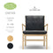 OW149 Colonial Chair オーク材 オイル仕上げ ブラックレザー Thor301 Carl Hansen & Son カール・ハンセン&サン 正規取扱店 正規品