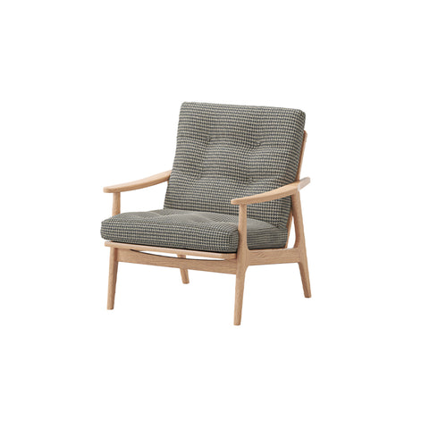 MARUNI60 フレームチェア ワイドハイバックタイプ 1シーター 両肘 オーク材 ウレタン塗装