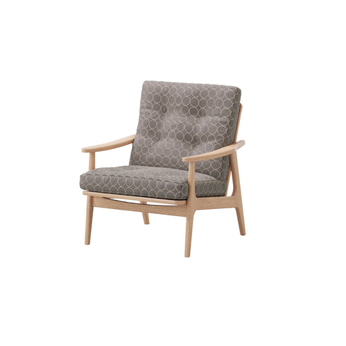 MARUNI60 フレームチェア ワイドハイバックタイプ 1シーター 両肘 オーク材 ウレタン塗装