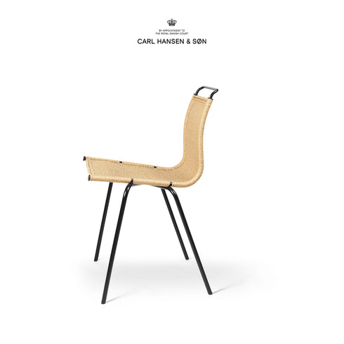 PK1 チェア ブラックフレーム ポール・ケアホルム ナチュラルペーパーコード カール・ハンセン&サン Carl Hansen & Son 正規取扱店 正規品