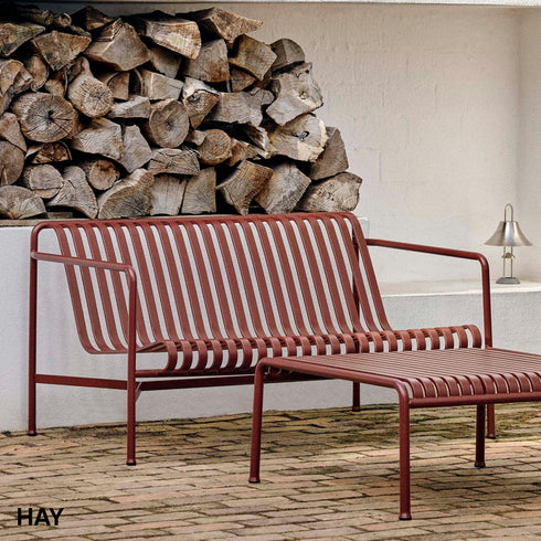 HAY(ヘイ) PALISSADE DINING BENCH パリセード ダイニングベンチ 屋外 アウトドア ガーデンベンチ スチール 椅子 イス 北欧 デンマーク ブルレック兄弟 デザイン アーキテクト 庭 テラス カフェ 公園 デザイナーズ 家具 送料無料 インテリア ショップ