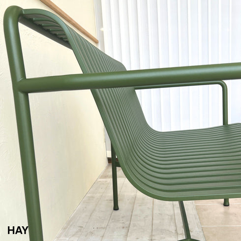 HAY(ヘイ) PALISSADE DINING BENCH パリセード ダイニングベンチ 屋外 アウトドア ガーデンベンチ スチール 椅子 イス 北欧 デンマーク ブルレック兄弟 デザイン アーキテクト 庭 テラス カフェ 公園 デザイナーズ 家具 送料無料 インテリア ショップ