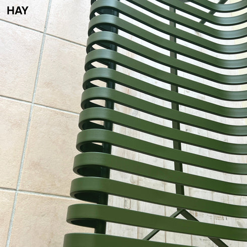 HAY(ヘイ) PALISSADE DINING BENCH パリセード ダイニングベンチ 屋外 アウトドア ガーデンベンチ スチール 椅子 イス 北欧 デンマーク ブルレック兄弟 デザイン アーキテクト 庭 テラス カフェ 公園 デザイナーズ 家具 送料無料 インテリア ショップ