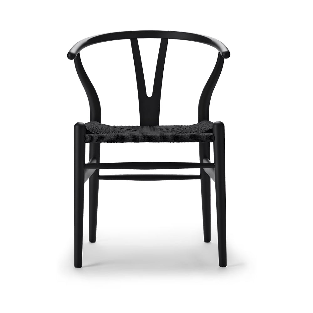 Yチェア　正規品　CARL HANSEN&SON SOFT BLACK Yチェア 日本仕様 SH43cm CH24 SOFT ビーチ材 ソフトブラック ブラック