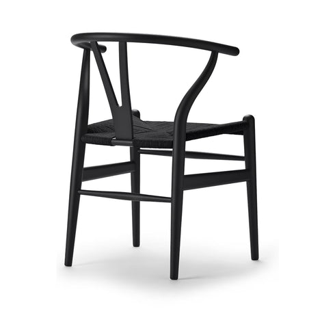 【即納】Yチェア CH24 SOFT ビーチ材 ソフトブラック塗装 ブラックペーパーコード 座面高45cm Carl Hansen&Son カールハンセン&サン 正規取扱店 正規品