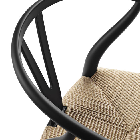 Yチェア CH24 SOFTBLACK 座面高45cm ビーチ材ソフトブラックナチュラルペーパーコード Carl Hansen&Son カール・ハンセン&サン 正規取扱店 正規品
