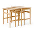 【名作と暮らす、そのはじまりに。】CH004 Nesting Tables オーク材 オイル仕上げ  Carl Hansen&Son カール・ハンセン＆サン ハンス J. ウェグナー 正規取扱店