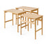 【名作と暮らす、そのはじまりに。】CH004 Nesting Tables オーク材 オイル仕上げ  Carl Hansen&Son カール・ハンセン＆サン ハンス J. ウェグナー 正規取扱店