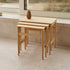 【名作と暮らす、そのはじまりに。】CH004 Nesting Tables オーク材 オイル仕上げ  Carl Hansen&Son カール・ハンセン＆サン ハンス J. ウェグナー 正規取扱店