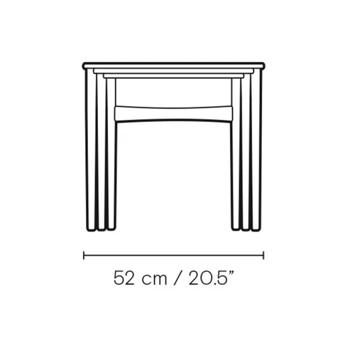 【名作と暮らす、そのはじまりに。】CH004 Nesting Tables オーク材 オイル仕上げ  Carl Hansen&Son カール・ハンセン＆サン ハンス J. ウェグナー 正規取扱店