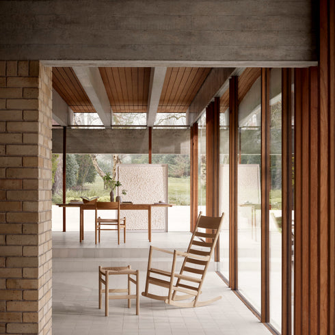 【名作と暮らす、そのはじまりに。】CH45 Rocking Chair ロッキングチェア オーク材ソープ仕上げ ナチュラルペーパーコード カール・ハンセン＆サン ハンス J. ウェグナー 正規取扱店