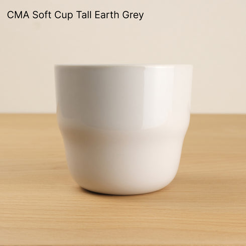 CMA Soft Cup Tall Earth Grey 1616/arita japan Clay アリタジャパン クレイ ソフトカップ  セシリエ・マンツ 有田焼 百田陶園 シンプル ナチュラル おしゃれ