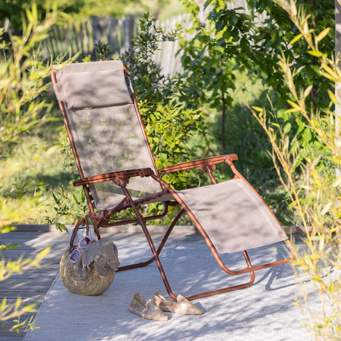 Lafuma（ラフマ） リクライニングチェア EVOLUTION BE COMFORT LFM5169 リクライニングチェア OUTDOOR 折りたたみ 無重力チェア リゾート フランス サウナ