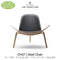 【名作と暮らす、そのはじまりに。】CH07 Shell Chair シェルチェア オーク材オイル仕上げ ブラックレザー Carl Hansen&Son カール・ハンセン＆サン ハンス J. ウェグナー 正規取扱店