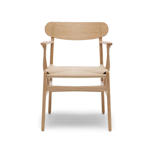 【名作と暮らす、そのはじまりに。】カールハンセン＆サン CH26 オーク オイル仕上げ ナチュラルペーパーコード ダイニングチェア Carl Hansen & Son ハンス J. ウェグナー