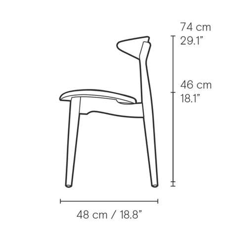 【名作と暮らす、そのはじまりに。】CH33P カールハンセン＆サン オーク オイル仕上げ ブラックレザー Thor 301 ダイニングチェア Carl Hansen & Son ハンス J. ウェグナー (コピー)