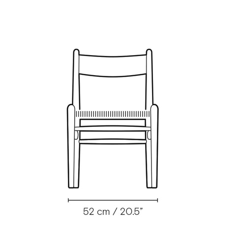 CH36 オーク材 オイル仕上げ ナチュラルペーパーコード 座面高45cm Carl Hansen＆Son カールハンセン＆サン 正規取扱店 正規品