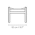 CH53 Footstool オーク材 ソープ仕上げ ナチュラルペーパーコード 座面高43cm CarlHansen＆Son カールハンセン＆サン ハンスJ.ウェグナー 正規取扱店