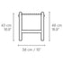CH53 Footstool オーク材 ソープ仕上げ ナチュラルペーパーコード 座面高43cm CarlHansen＆Son カールハンセン＆サン ハンスJ.ウェグナー 正規取扱店